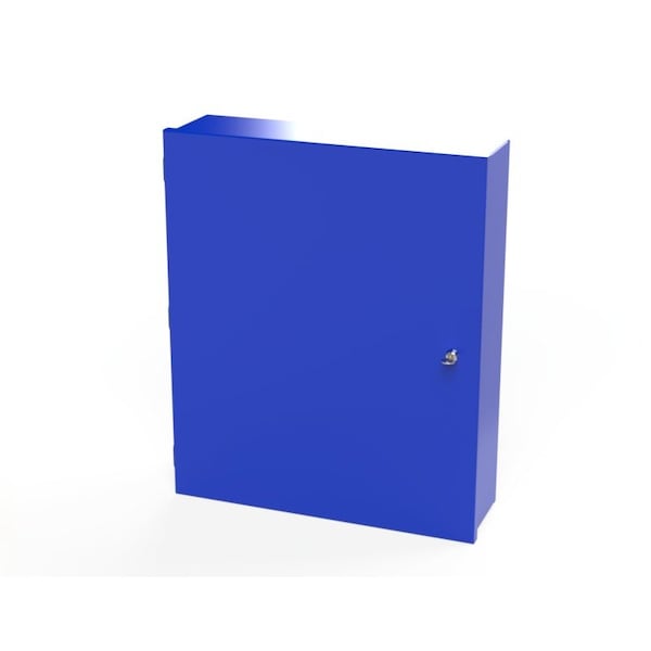 1/4 Turn Latch with Keylock Electrical Enclosures, 24 in H, 6 in D, 20 in W, NEMA 1, Carbon Steel